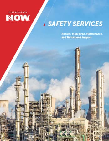 PDF thumbnail of Safety Services brochure for our safety requirements for rental equipment, personnel, and safety products for refineries.