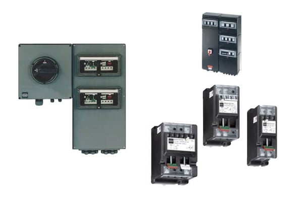 MacLean Electrical's range, featuring installation switches, switch isolators, distribution boards, MCBs, fuses and fuse holders.